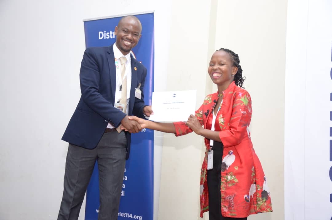 purple lighting and a croud of people